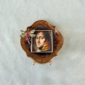 Jay Strongwater Dragonfly Gold Enamel Picture Frame Mini Pictures Frame